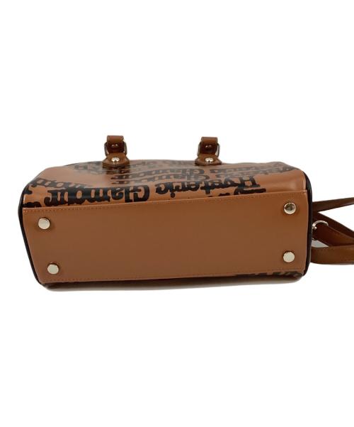 Hysteric Glamour（ヒステリックグラマー）Hysteric Glamour (ヒステリックグラマー) TYPE LOGO ミニボストンバッグ ブラウンの古着・服飾アイテム