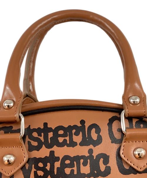 Hysteric Glamour（ヒステリックグラマー）Hysteric Glamour (ヒステリックグラマー) TYPE LOGO ミニボストンバッグ ブラウンの古着・服飾アイテム