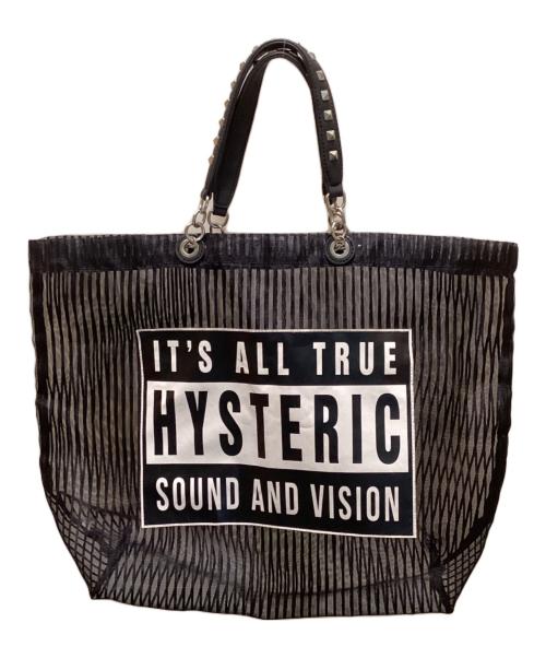 Hysteric Glamour（ヒステリックグラマー）Hysteric Glamour (ヒステリックグラマー) HYSTERIC ADVISORY PATCH トート ブラックの古着・服飾アイテム