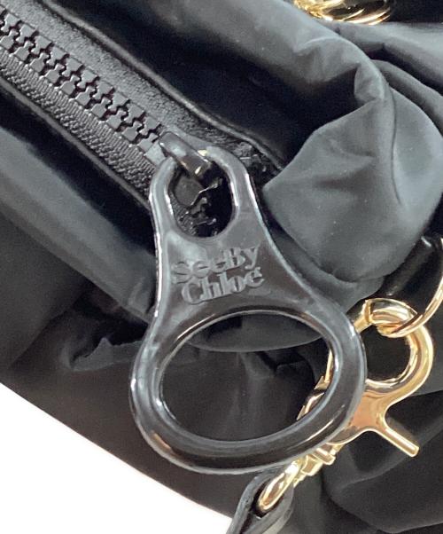 SEE BY CHLOE（シーバイクロエ）SEE BY CHLOE (シーバイクロエ) スターチャームナイロン2WAYバッグ ブラックの古着・服飾アイテム