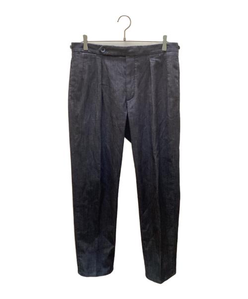 G.T.A（ジーティーアー）G.T.A (ジーティーアー) SERGIO シャンブレータックスラックス インディゴ サイズ:48の古着・服飾アイテム