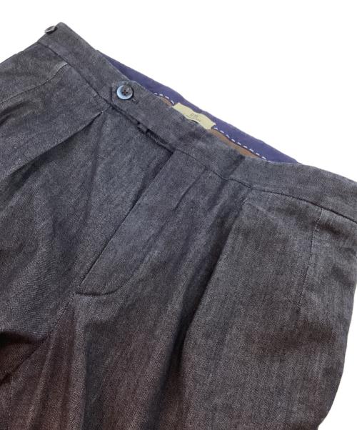 G.T.A（ジーティーアー）G.T.A (ジーティーアー) SERGIO シャンブレータックスラックス インディゴ サイズ:48の古着・服飾アイテム