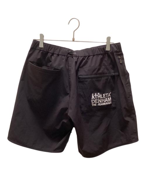 Denham（デンハム）Denham (デンハム) ATHLETA (アスレタ) コラボナイロンショーツ ブラック サイズ:MEDIUMの古着・服飾アイテム