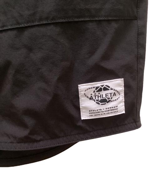 Denham（デンハム）Denham (デンハム) ATHLETA (アスレタ) コラボナイロンショーツ ブラック サイズ:MEDIUMの古着・服飾アイテム