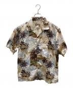 patalohaパタロハ）の古着「開襟アロハシャツ」｜ベージュ
