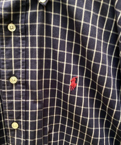 POLO RALPH LAUREN（ポロ・ラルフローレン）POLO RALPH LAUREN (ポロ・ラルフローレン) チェックBDシャツ ネイビー サイズ:Mの古着・服飾アイテム