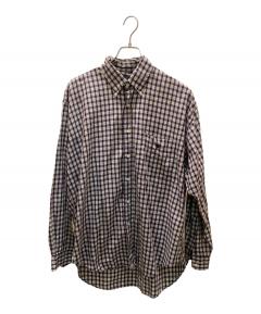 ラルフローレンメンズリネンチェックシャツ未使用 RALPH LAURENラルフローレン リネン チェック シャツ