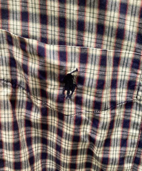 POLO RALPH LAUREN（ポロ・ラルフローレン）POLO RALPH LAUREN (ポロ・ラルフローレン) チェックシャツ ベージュ サイズ:Mの古着・服飾アイテム