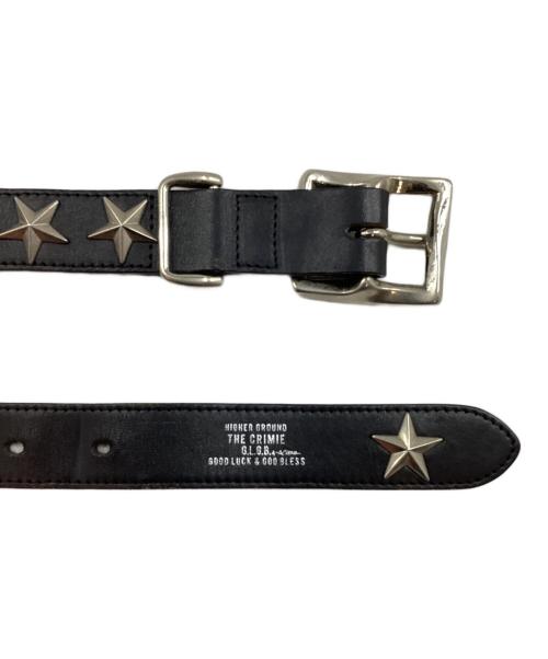 THE CRIMIE（ザ クライミー）THE CRIMIE (ザ クライミー) スタースタッズベルト ブラックの古着・服飾アイテム