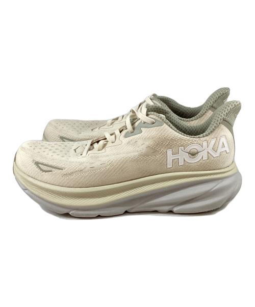 HOKAONEONE（ホカオネオネ）HOKAONEONE (ホカオネオネ) クリフトン 9 ワイド ホワイト サイズ:26cmの古着・服飾アイテム