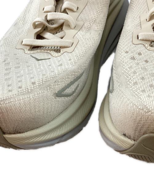 HOKAONEONE（ホカオネオネ）HOKAONEONE (ホカオネオネ) クリフトン 9 ワイド ホワイト サイズ:26cmの古着・服飾アイテム