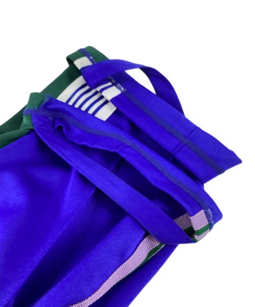 Needles（ニードルズ）Needles (ニードルズ) SSZ (エスエスズィー) コラボトラックパンツ ブルー サイズ:Lの古着・服飾アイテム