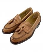 REGALリーガル）の古着「スコッチ型押しタッセルローファー」｜ブラウン