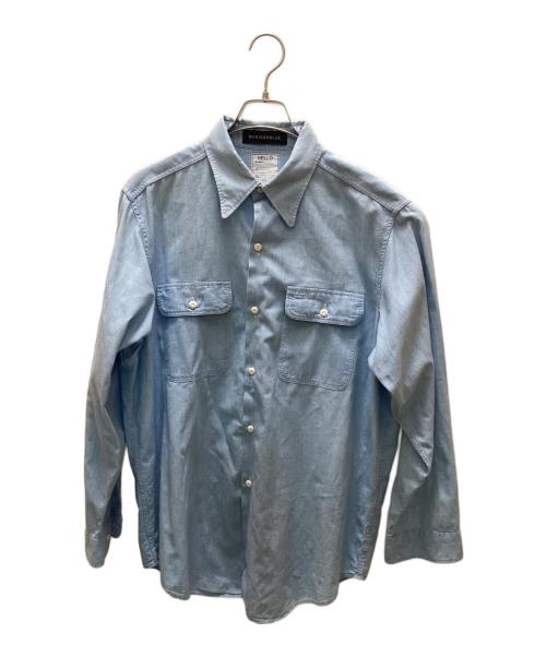MADISON BLUE（マディソンブルー）MADISON BLUE (マディソンブルー) シャンブレーシャツ ブルー サイズ:02の古着・服飾アイテム
