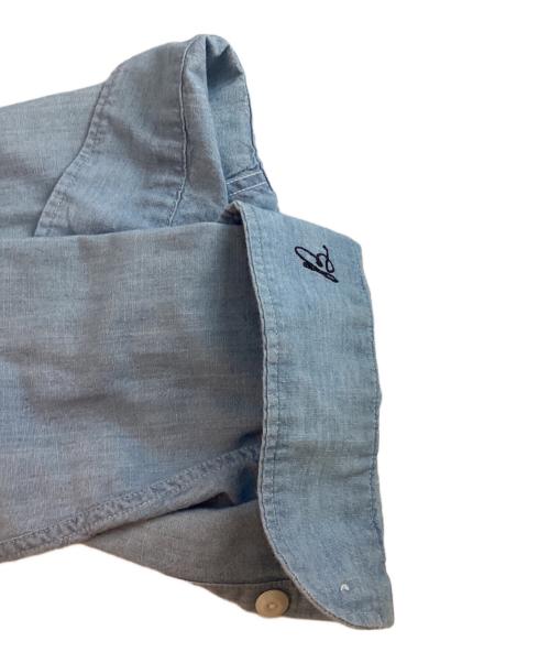 MADISON BLUE（マディソンブルー）MADISON BLUE (マディソンブルー) シャンブレーシャツ ブルー サイズ:02の古着・服飾アイテム