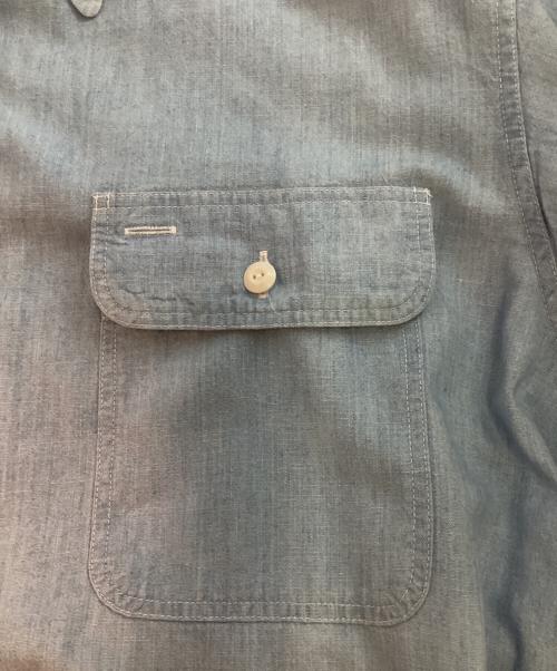 MADISON BLUE（マディソンブルー）MADISON BLUE (マディソンブルー) シャンブレーシャツ ブルー サイズ:02の古着・服飾アイテム