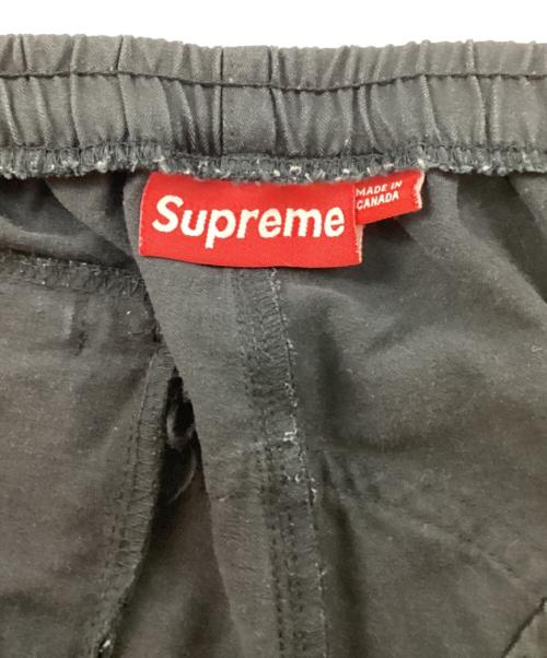 SUPREME（シュプリーム）SUPREME (シュプリーム) バックロゴパッチハーフパンツ ブラック サイズ:LARGEの古着・服飾アイテム