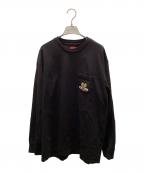 SUPREMEシュプリーム）の古着「Cat L/S Pocket Tee」｜ブラック