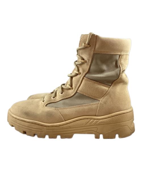 YEEZY SEASON4（イージーシーズン4）YEEZY SEASON4 (イージーシーズン4) コンバット レースアップブーツ ベージュ サイズ:43の古着・服飾アイテム