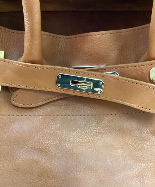 SITA PARANTICA（シータパランティカ）SITA PARANTICA (シータパランティカ) レザートートバッグ ブラウンの古着・服飾アイテム