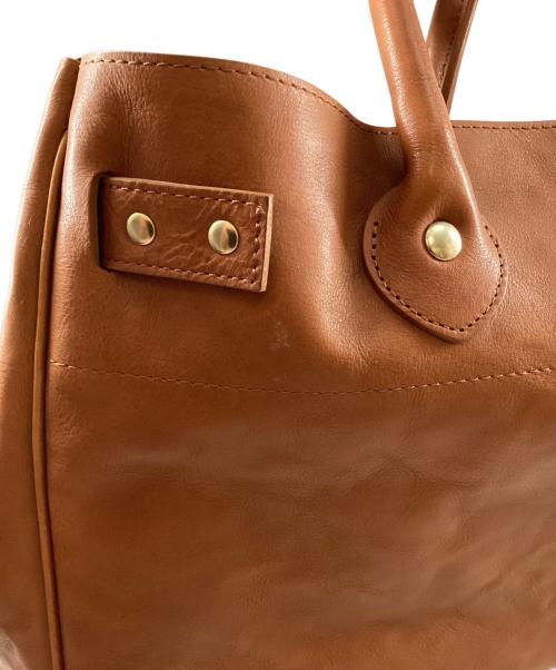 SITA PARANTICA（シータパランティカ）SITA PARANTICA (シータパランティカ) レザートートバッグ ブラウンの古着・服飾アイテム