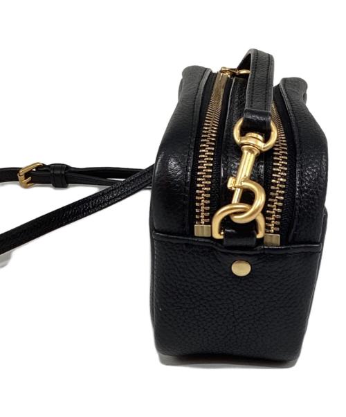 TORY BURCH（トリーバーチ）TORY BURCH (トリーバーチ) ペリーボンベ ミニ レザーショルダーバッグ ブラックの古着・服飾アイテム