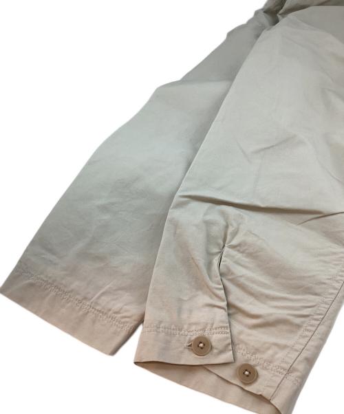 DANTON（ダントン）DANTON (ダントン) コットンリネンダンプ カラーレスジャケット ベージュ サイズ:36の古着・服飾アイテム