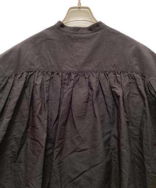 DANTON（ダントン）DANTON (ダントン) コットンリネン スリーブレスシャツ ブラック サイズ:36の古着・服飾アイテム