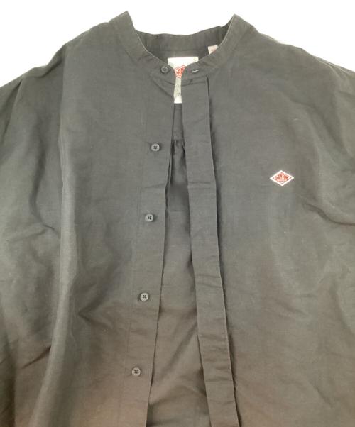 DANTON（ダントン）DANTON (ダントン) コットンリネン スリーブレスシャツ ブラック サイズ:36の古着・服飾アイテム