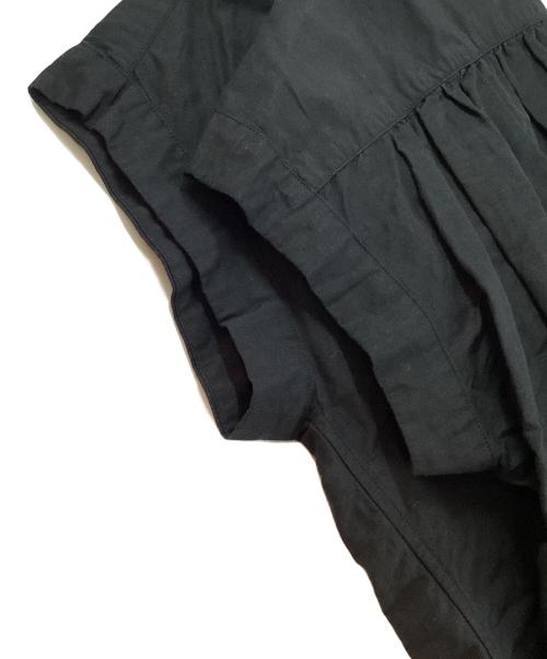 DANTON（ダントン）DANTON (ダントン) コットンリネン スリーブレスシャツ ブラック サイズ:36の古着・服飾アイテム