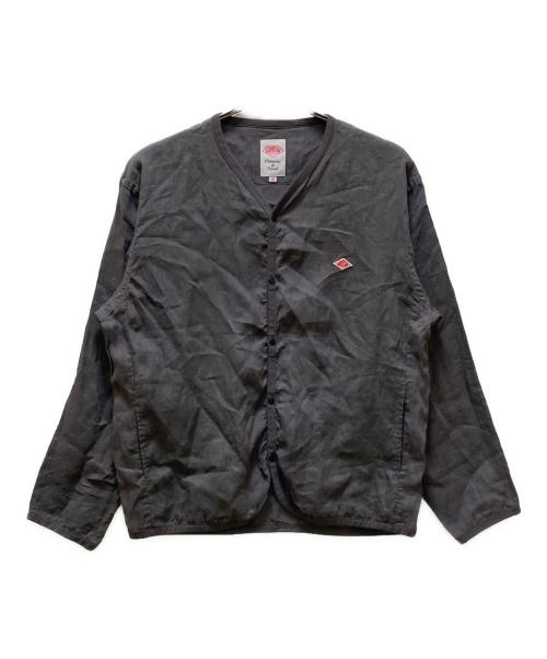 DANTON（ダントン）DANTON (ダントン) リネンシャツカーディガン グレー サイズ:40の古着・服飾アイテム