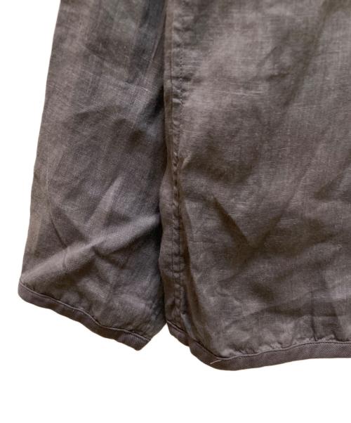 DANTON（ダントン）DANTON (ダントン) リネンシャツカーディガン グレー サイズ:40の古着・服飾アイテム