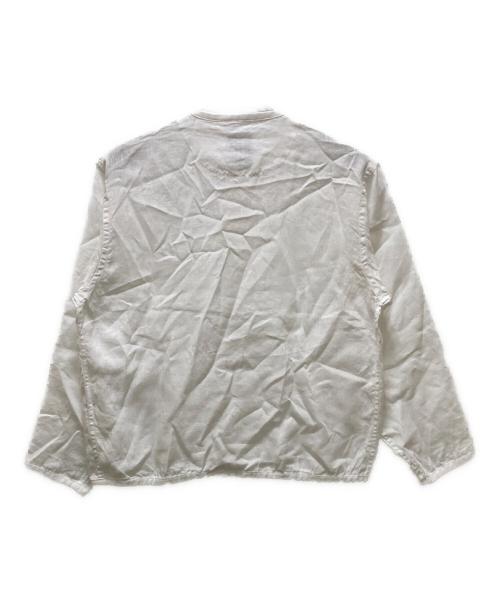 DANTON（ダントン）DANTON (ダントン) リネンシャツカーディガン ホワイト サイズ:38の古着・服飾アイテム