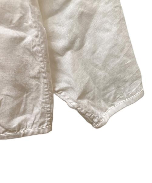 DANTON（ダントン）DANTON (ダントン) リネンシャツカーディガン ホワイト サイズ:38の古着・服飾アイテム