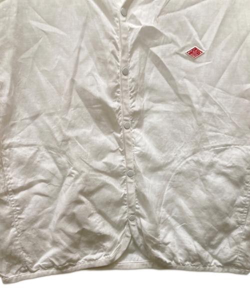 DANTON（ダントン）DANTON (ダントン) リネンシャツカーディガン ホワイト サイズ:38の古着・服飾アイテム