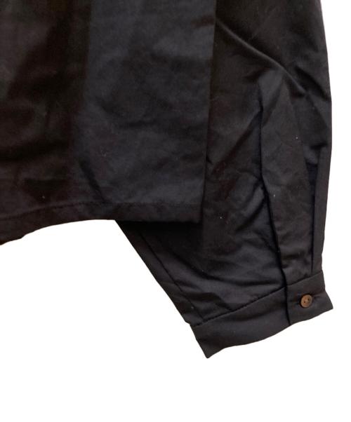 mizuiro-ind（ミズイロインド）mizuiro-ind (ミズイロインド) ダブルカラーシャツ ブラック サイズ:FREEの古着・服飾アイテム