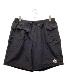 NIKE ACG×SUPREME（ナイキエーシージー×シュプリーム）の古着「コラボ ナイロン トレイル ショート "ブラック"」｜ブラック