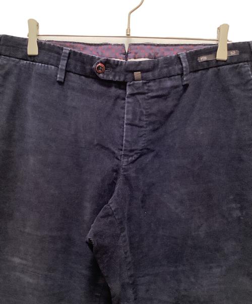 PT01（ピーティーゼロウーノ）PT01 (ピーティーゼロウーノ) コーデュロイスラックス ネイビー サイズ:52の古着・服飾アイテム