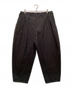 Porter Classicポータークラシック）の古着「WEATHER ワイドテーパードパンツ」｜チャコールグレー