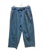 TIGHTBOOTH PRODUCTIONタイトブースプロダクション）の古着「デニムバギースラックス」｜ブルー