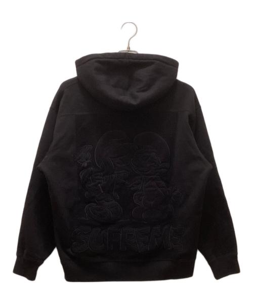 SUPREME（シュプリーム）Supreme (シュプリーム) the smurfs (スマーフ) smurfs hooded sweatshirt ブラック サイズ:Sの古着・服飾アイテム