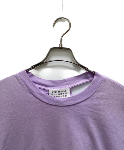 Maison Margiela ①（メゾンマルジェラ）Maison Margiela ① (メゾンマルジェラ) デザインオーバーサイズTシャツ パープル サイズ:Sの古着・服飾アイテム