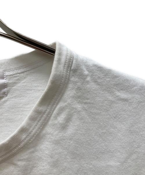 PLAY COMME des GARCONS（プレイコムデギャルソン）PLAY COMME des GARCONS (プレイコムデギャルソン) THE NORTH FACE (ザ ノース フェイス) コラボロゴプリントTシャツ ホワイト サイズ:ＸXLの古着・服飾アイテム