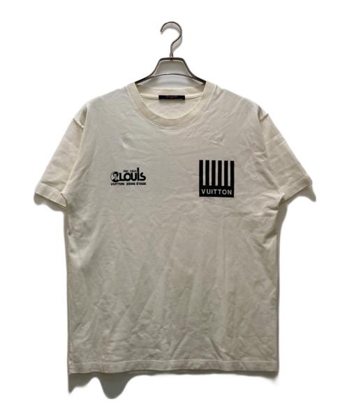 LOUIS VUITTON（ルイ ヴィトン）LOUIS VUITTON (ルイ ヴィトン) バックロゴプリントTシャツ アイボリー サイズ:Lの古着・服飾アイテム