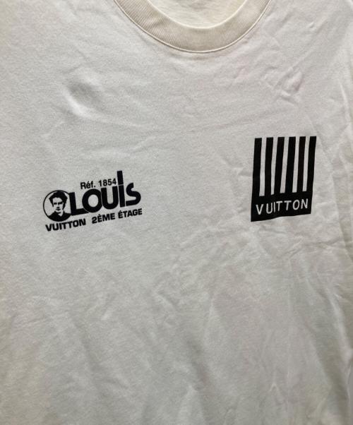 LOUIS VUITTON（ルイ ヴィトン）LOUIS VUITTON (ルイ ヴィトン) バックロゴプリントTシャツ アイボリー サイズ:Lの古着・服飾アイテム