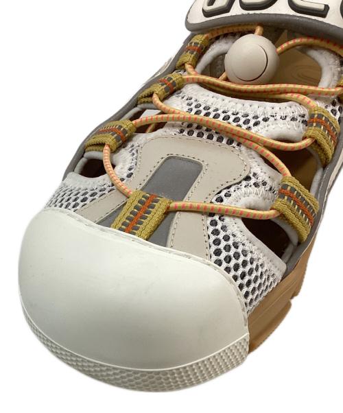 GUCCI（グッチ）GUCCI (グッチ) リフレクトベルクロサンダル ホワイト×グレー サイズ:8　1/2の古着・服飾アイテム