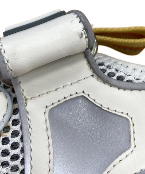 GUCCI（グッチ）GUCCI (グッチ) リフレクトベルクロサンダル ホワイト×グレー サイズ:8　1/2の古着・服飾アイテム