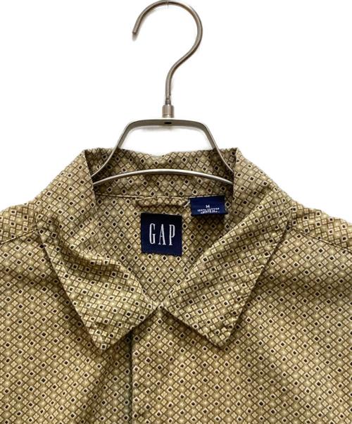 GAP（ギャップ）GAP (ギャップ) 半袖オープンカラーシャツ ブラウン サイズ:Mの古着・服飾アイテム