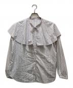 JOURNAL STANDARDジャーナルスタンダード）の古着「TRポプリンケープブラウス」｜ホワイト