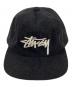 stussy（ステューシー）の古着「Corduroy Trucker Cap」｜ブラック